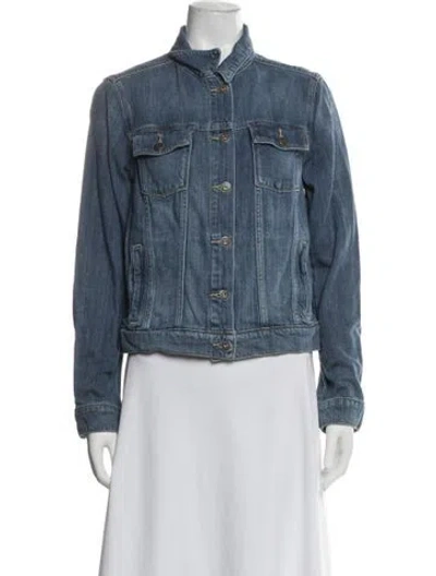 Pre-owned Paige Denim Jacket In Blue