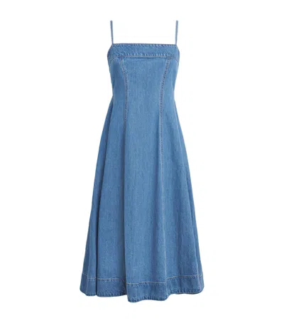 PAIGE DENIM PEPPA MIDI DRESS