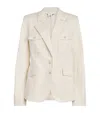 Paige Denim Blazer In Beige