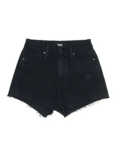 Pre-owned Paige Denim Shorts In Black