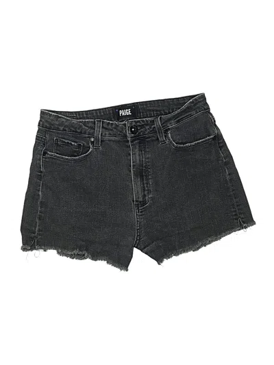 Pre-owned Paige Denim Shorts In Black