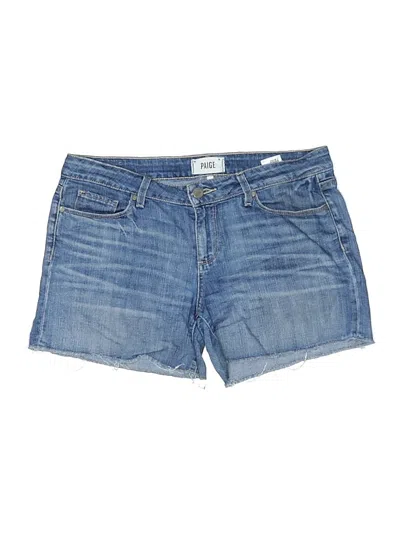 Pre-owned Paige Denim Shorts In Blue