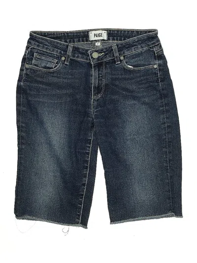 Pre-owned Paige Denim Shorts In Blue