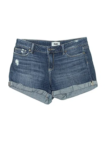 Pre-owned Paige Denim Shorts In Blue