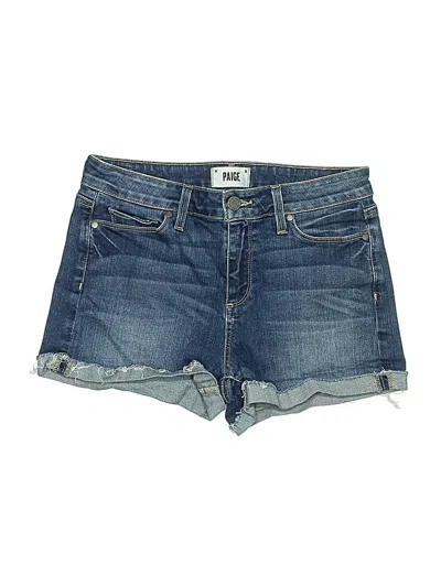 Pre-owned Paige Denim Shorts In Blue