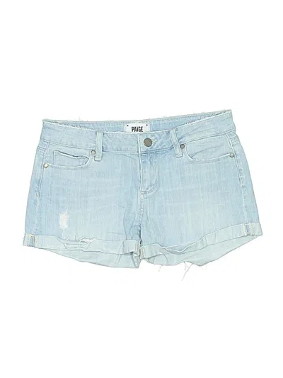 Pre-owned Paige Denim Shorts In Blue