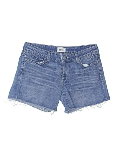 Pre-owned Paige Denim Shorts In Blue
