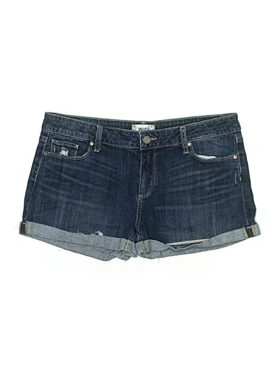 Pre-owned Paige Denim Shorts In Blue