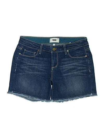 Pre-owned Paige Denim Shorts In Blue