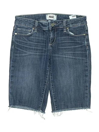 Pre-owned Paige Denim Shorts In Blue