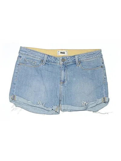 Pre-owned Paige Denim Shorts In Blue