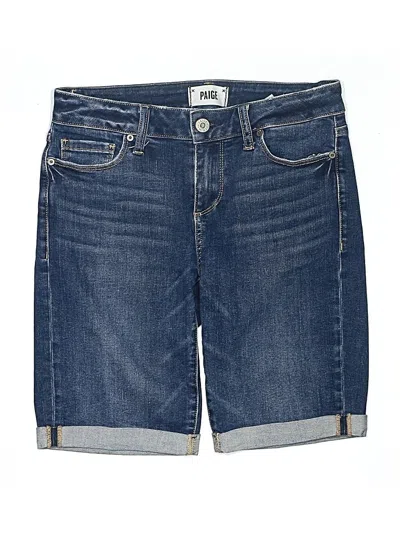 Pre-owned Paige Denim Shorts In Blue