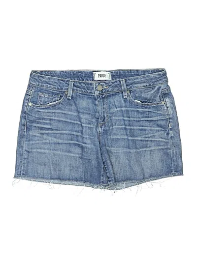 Pre-owned Paige Denim Shorts In Blue
