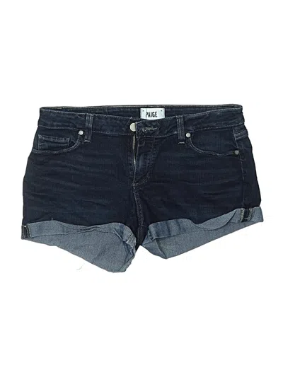Pre-owned Paige Denim Shorts In Blue
