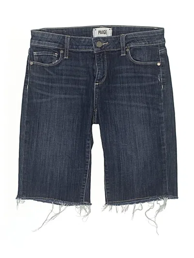 Pre-owned Paige Denim Shorts In Blue