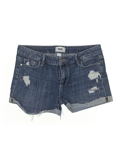 Pre-owned Paige Denim Shorts In Blue