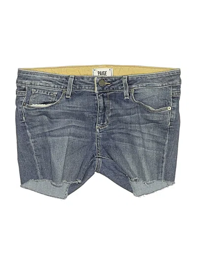 Pre-owned Paige Denim Shorts In Blue