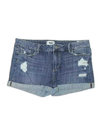 Pre-owned Paige Denim Shorts In Blue