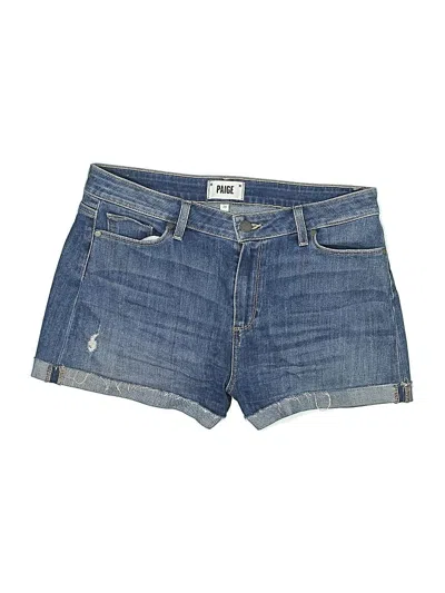 Pre-owned Paige Denim Shorts In Blue