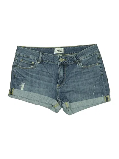 Pre-owned Paige Denim Shorts In Blue