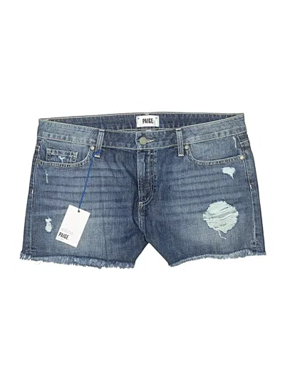 Pre-owned Paige Denim Shorts In Blue