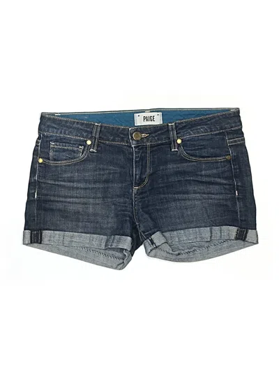 Pre-owned Paige Denim Shorts In Blue