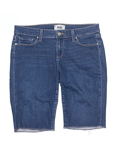 Pre-owned Paige Denim Shorts In Blue