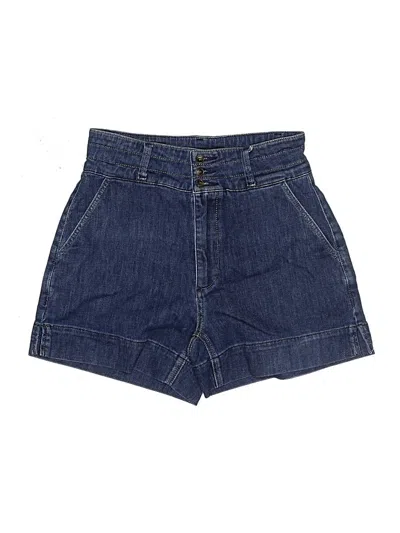 Pre-owned Paige Denim Shorts In Blue