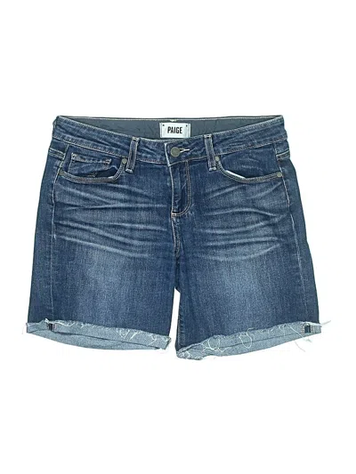 Pre-owned Paige Denim Shorts In Blue