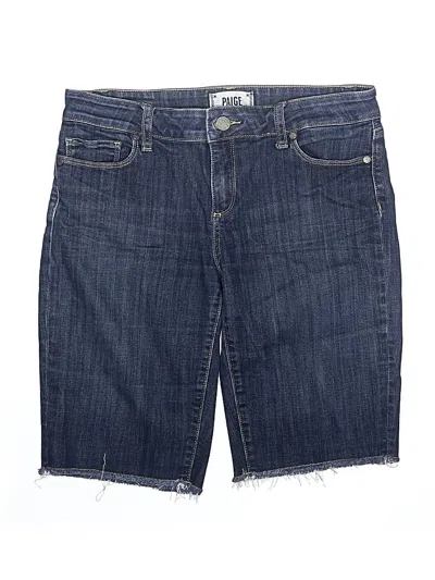 Pre-owned Paige Denim Shorts In Blue