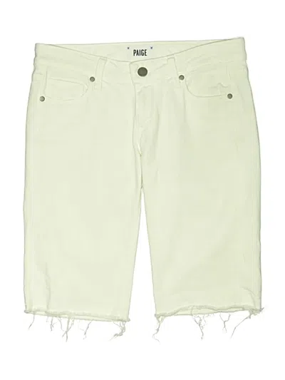 Pre-owned Paige Denim Shorts In Green