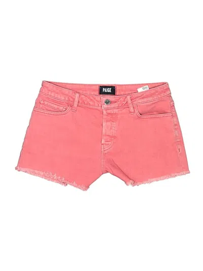 Pre-owned Paige Denim Shorts In Pink