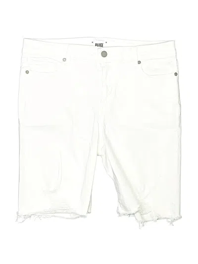 Pre-owned Paige Denim Shorts In White