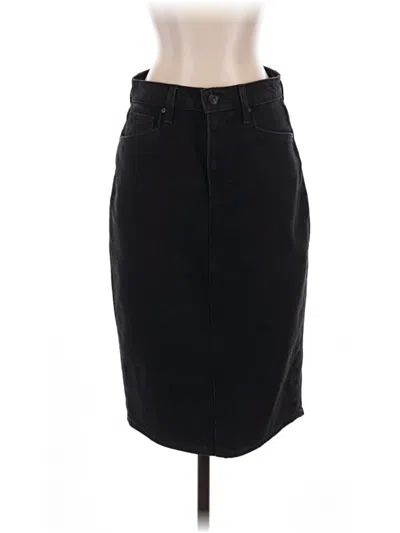 Pre-owned Paige Denim Skirt In Black