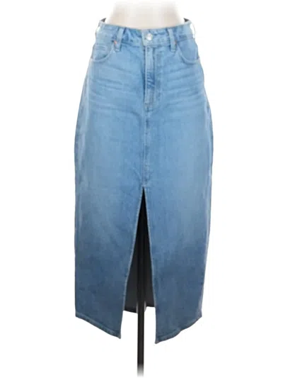 Pre-owned Paige Denim Skirt In Blue