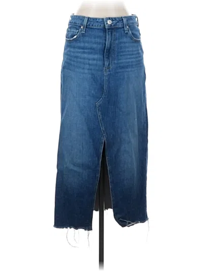 Pre-owned Paige Denim Skirt In Blue