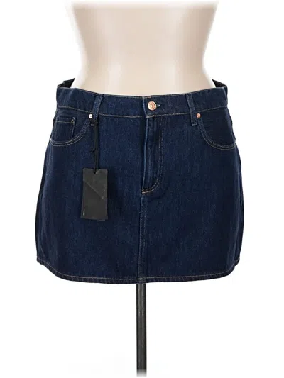 Paige Denim Skirt In Blue
