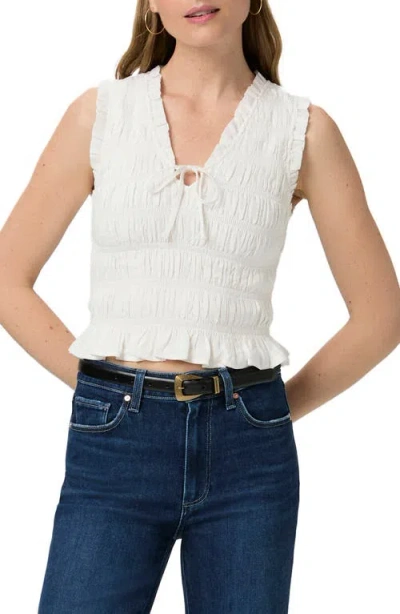 PAIGE PAIGE DEVI SHIRRED CROP TANK
