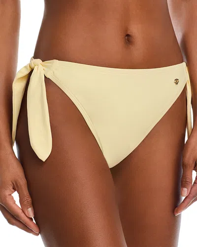 Paige Diana Side Tie Bikini Bottom In Yellow