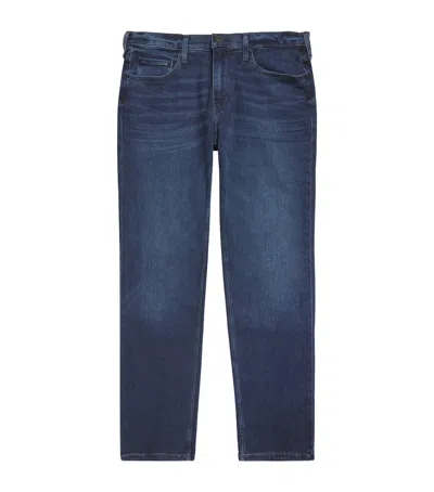 Paige Doheny Relaxed Straight Jeans In Blue