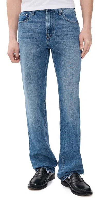 Paige Doheny Relaxed Straight Leg Jeans Willard In Blue