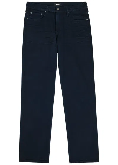 Paige Doheny Straight-leg Jeans In Blue