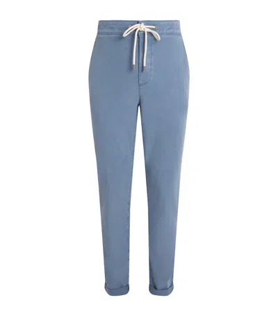 Paige Drawstring Fraser Chinos In Blue