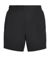 Paige Mens Munoz Elasticated-waist Woven Shorts Black