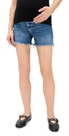 Paige Dylan Maternity Shorts With Rugged Hem Au Revior In Au Revior