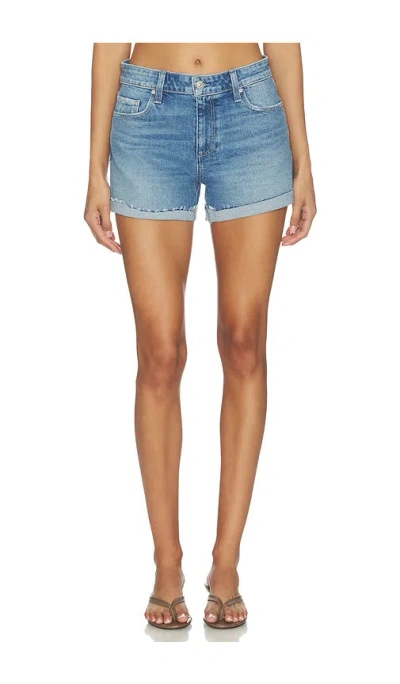 Paige Dylan Raw Cuff Short In Blue