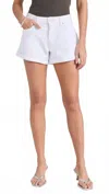 Paige Dylan Short In Lived In Crisp White In White