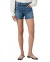Paige Dylan Short With Raw Hem In Dancing Queen In Blue