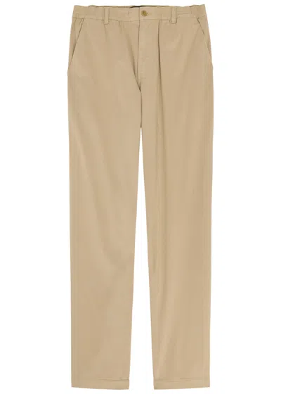 Paige Eberton Elasticated-waistband Pleated Trousers In Neutral
