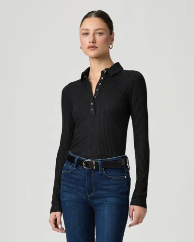 Paige Eden Top High Rise Pant In Black